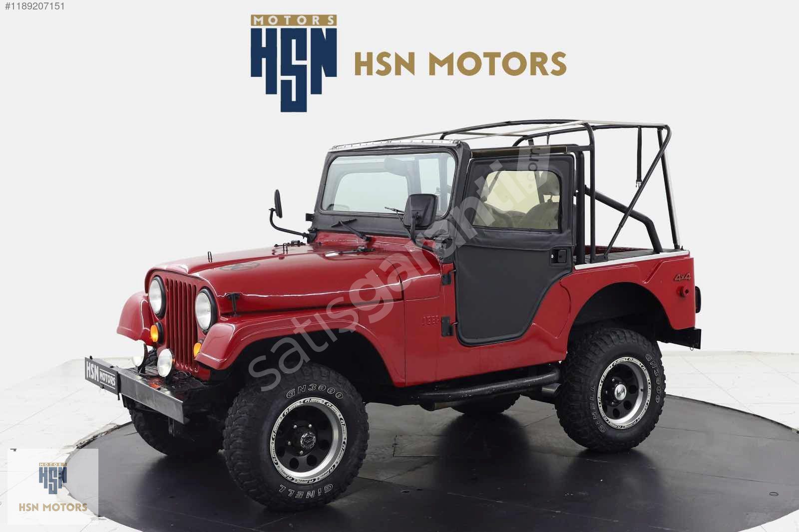 HSN MOTORS'DAN 1952 MODEL JEEP WILLYS