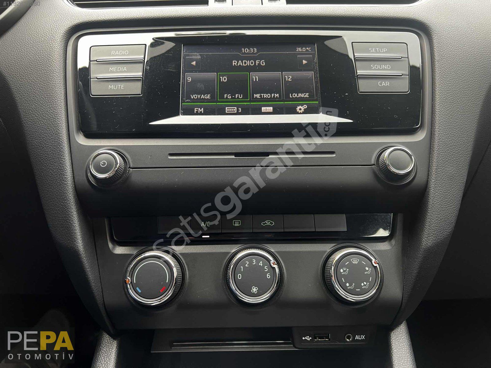 -PEPA OTOMOTİV-2016 SKODA OCTAVİA 1.6 AMBİTİON DSG 118.000KM