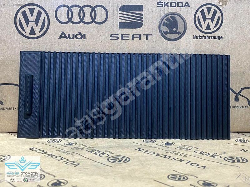 GOLF 5 SÜRGÜLÜ BARDAKLIK KOYMA KABI PERDESİ PERDE SİYAH
