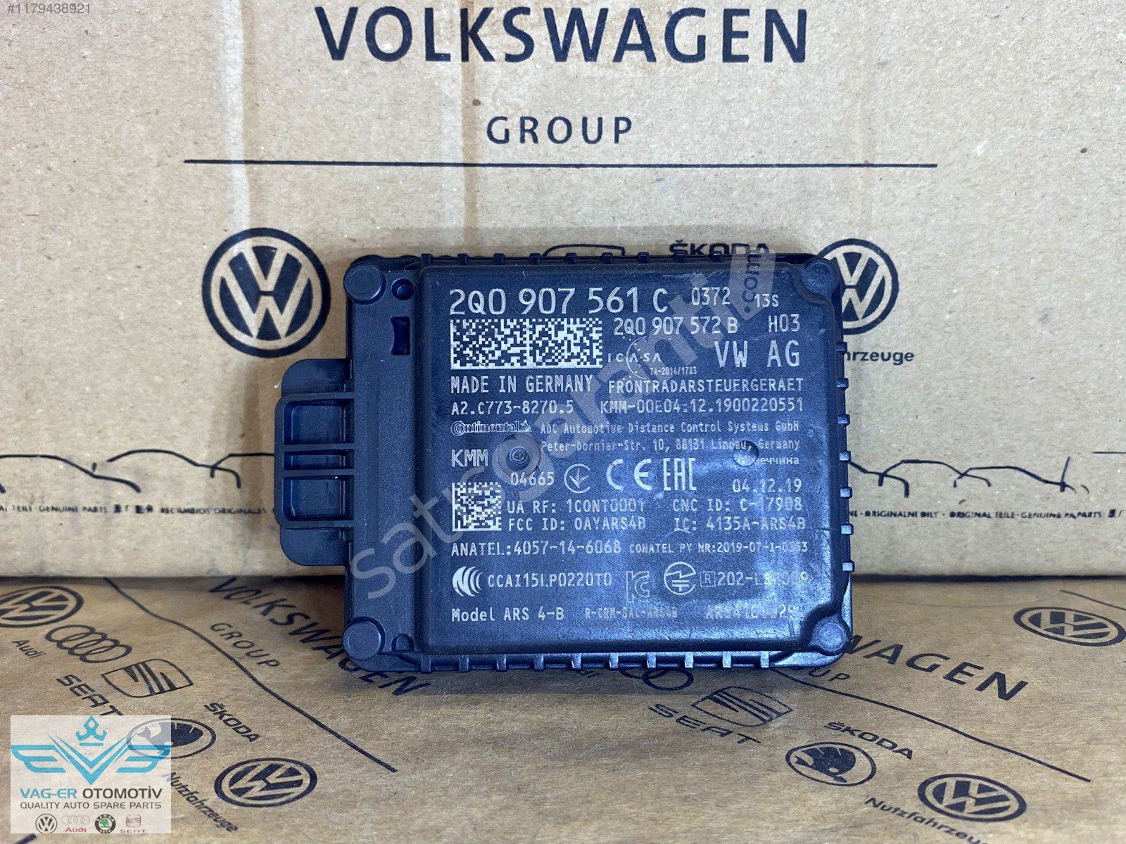 VW ARTEON ACC RADAR SENSÖRÜ BEYNİ BEYİN MODÜLÜ 2Q0907561C SIFIR