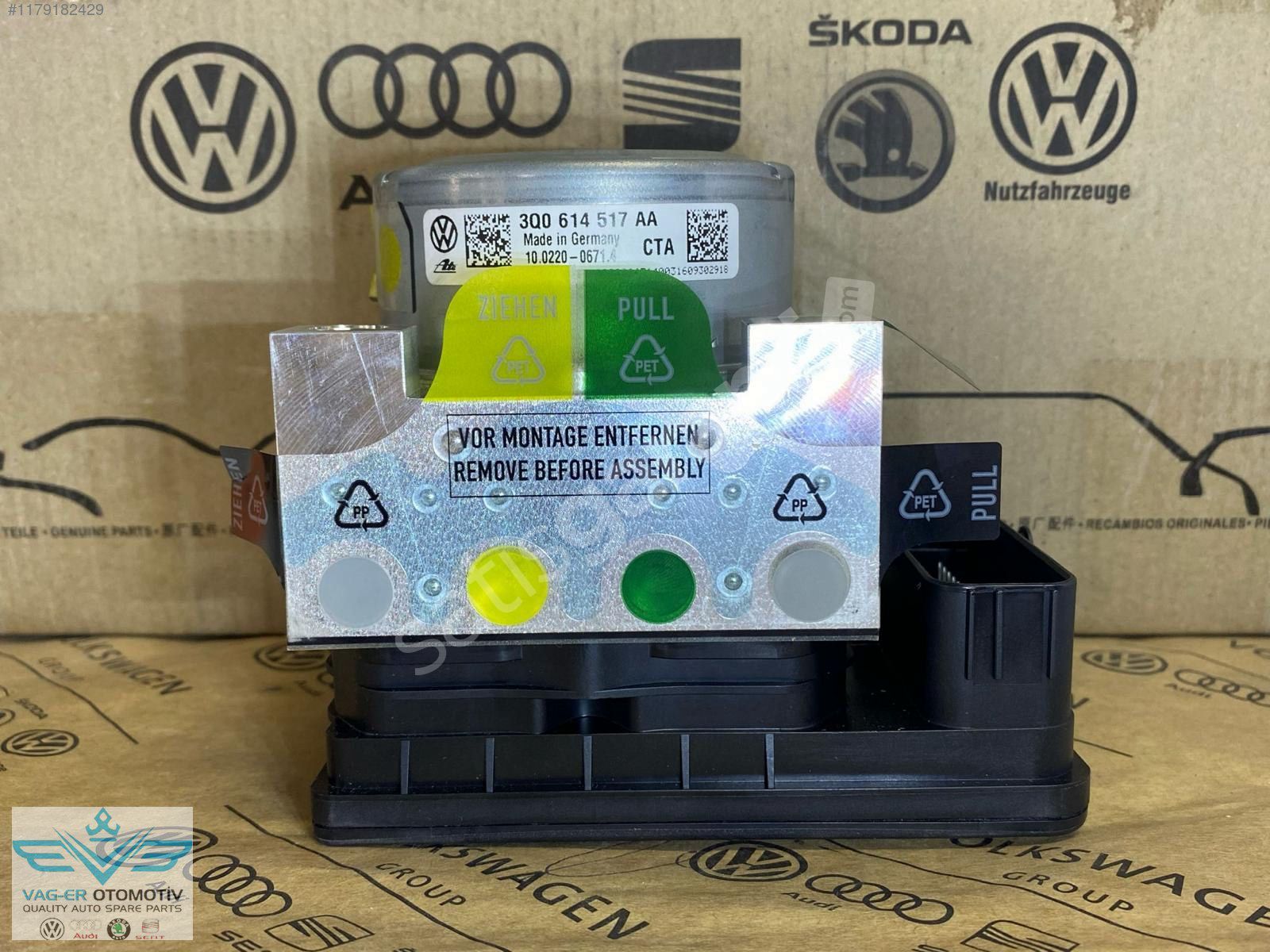 VW SEAT SKODA ABS BEYNİ KOMPLE 3Q0907379QR SIFIR