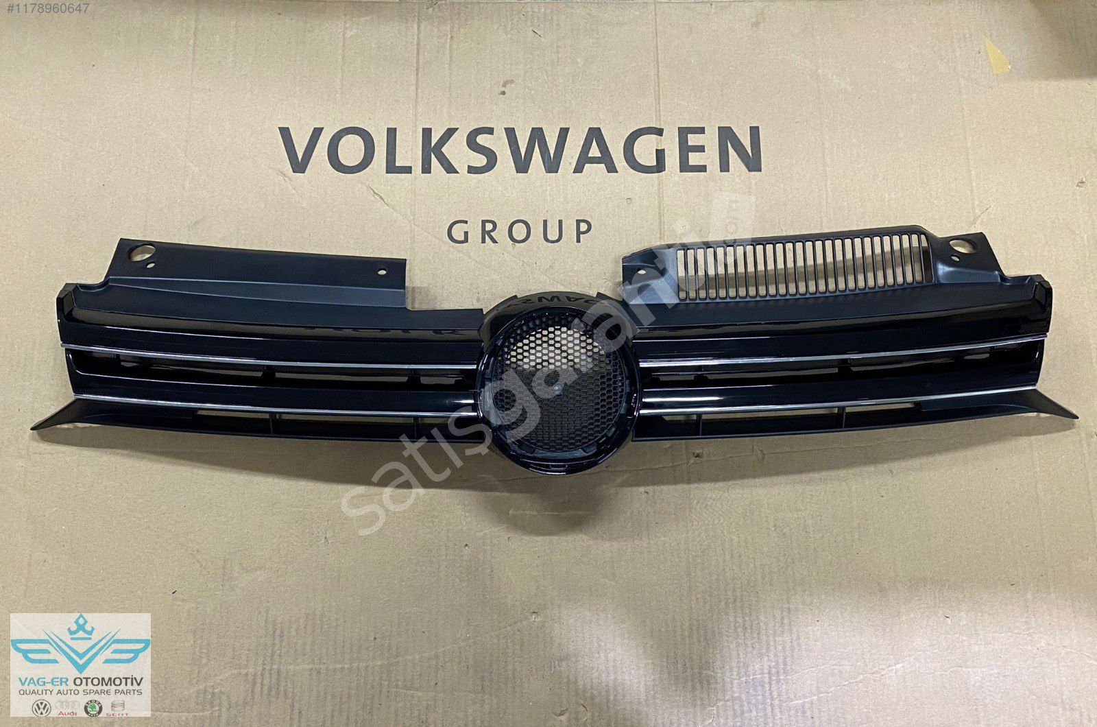 GOLF 6 2009 MOD ORTA ÖN PANJUR KROMU IZGARASI KOMPLE 5K0853651AG