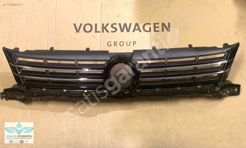 CADDY 2018 MOD ORTA ÖN PANJUR KROMU IZGARASI KOMPLE 2K5853651C