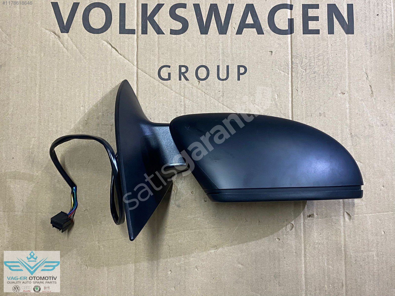 VW PASSAT CC SAĞ DIŞ DİKİZ YAN AYNA CAM CAMI KOMPLE /1SNF
