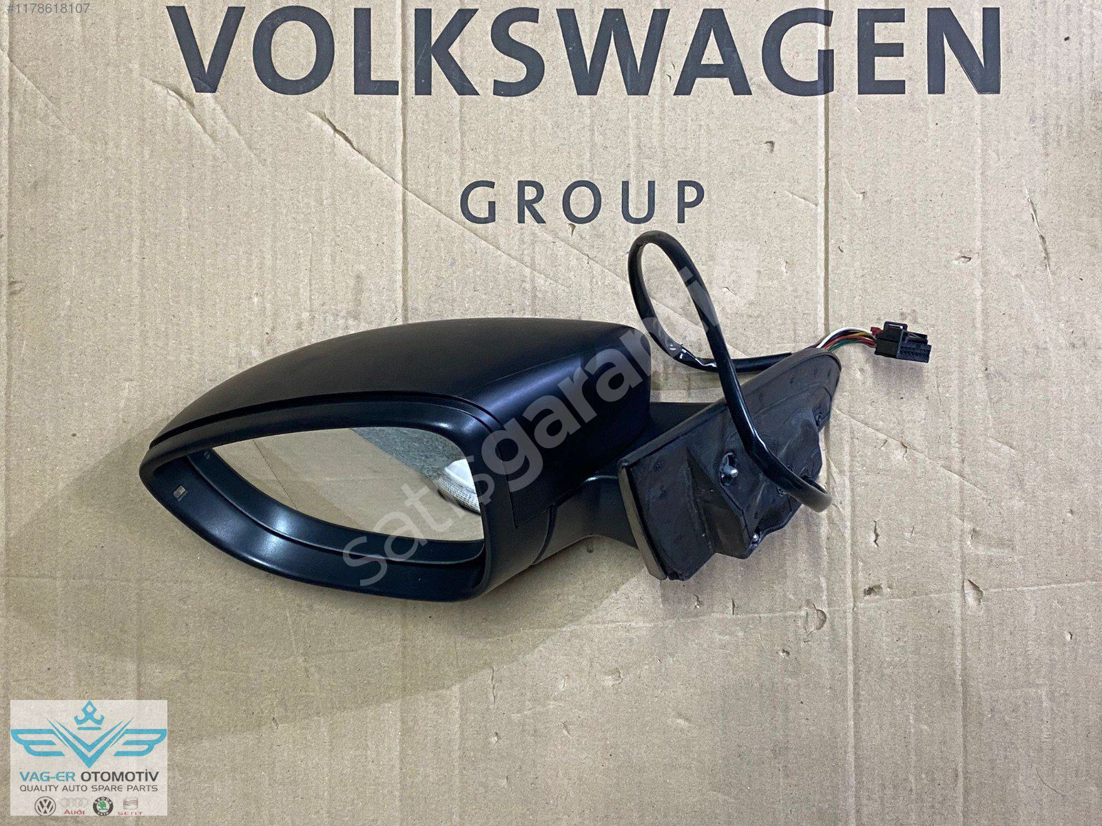 PASSAT CC 2009-2012 SOL DIŞ DİKİZ YAN AYNA CAM CAMI KOMPLE /1SNF