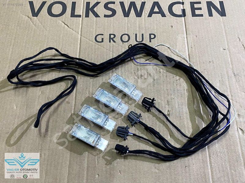 GOLF 7 TORPİDO ALTI AYAK AYDINLATMASI LAMBASI IŞIĞI TAKIM