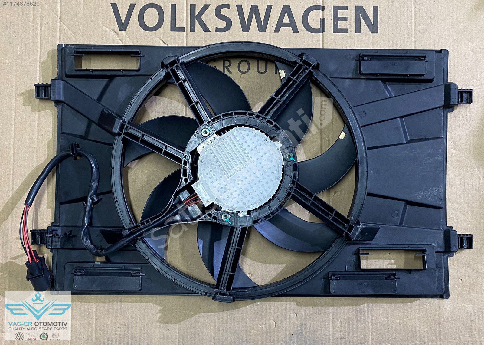 A3 2012-2020 FAN MOTORU KOMPLE PERVANESİ ÇERÇEVESİ 5Q0121203CD