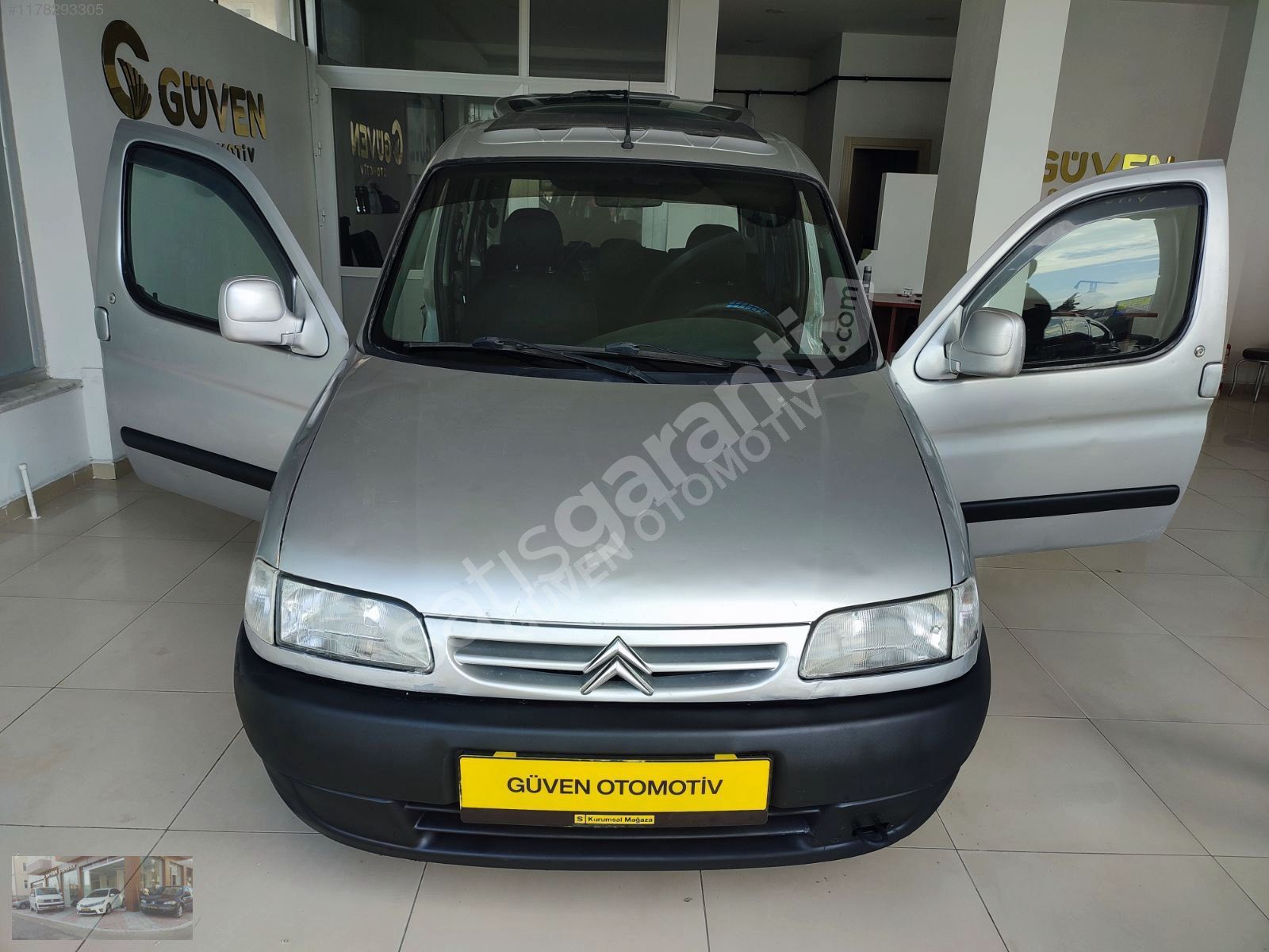 GÜVEN OTOMOTİVDEN 2000 MODEL OTOMOBİLRUHSATLI CİTROEN BERLİNGO