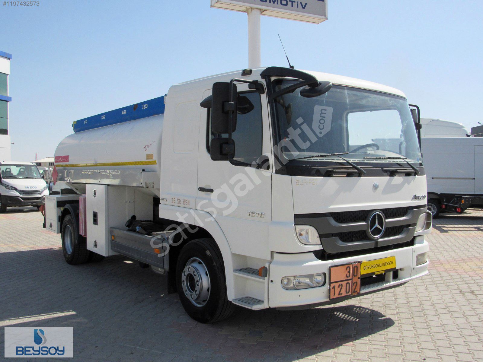 BÜYÜKSOYLU BEYSOY'DAN 2013 ATEGO 1518 AKARYAKIT TANKERLİ KAMYON