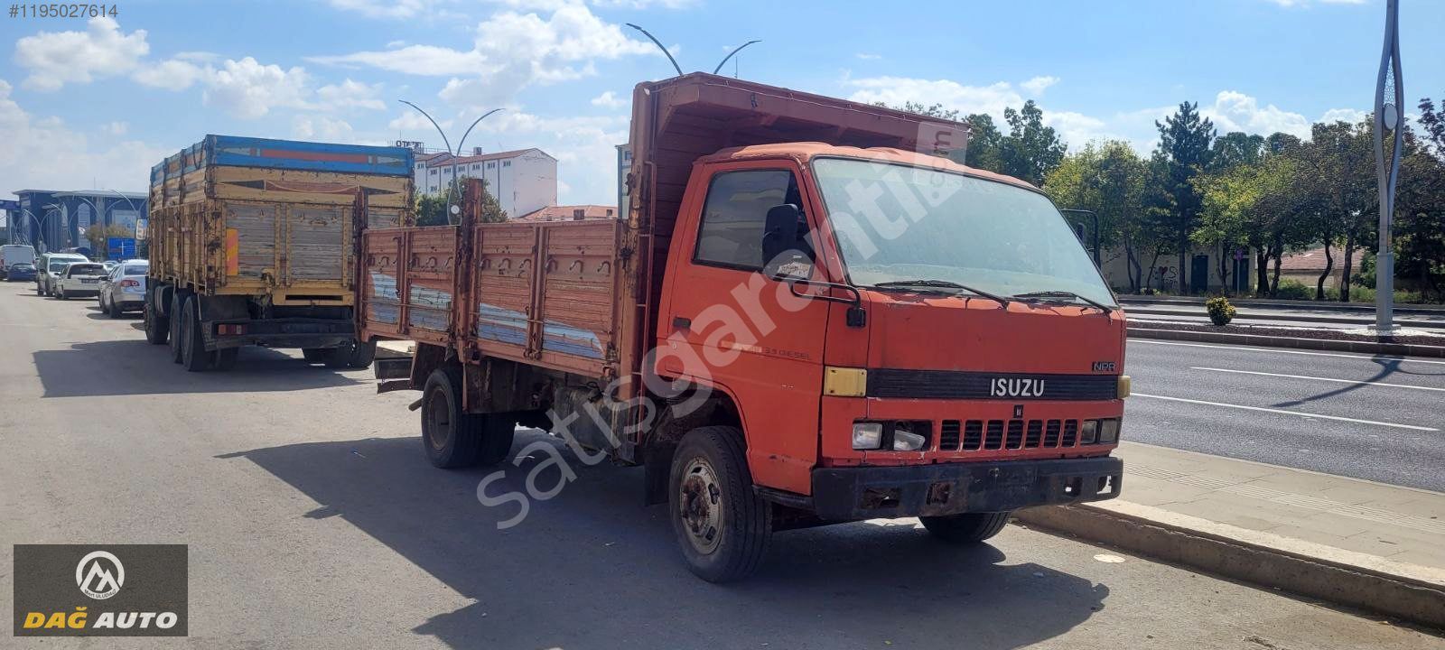 1991 ÇIKIŞLI ISUZU+NPR ÇEKME BELGELİ+KARTA 12 AYA KADAR 2,50ORAN