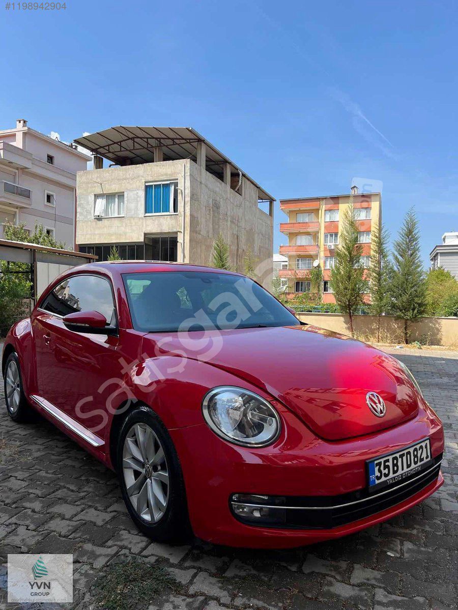 2013 BEETLE 1.2 TSİ OTOMATİK DESİNG KIRMIZI EMSALSİZ