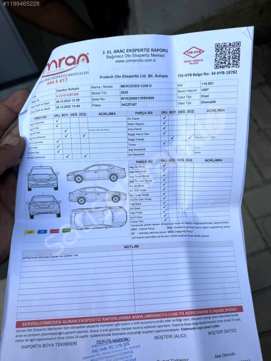 YUSKAR MOTORS'DAN 2020 MERCEDES C200d AMG