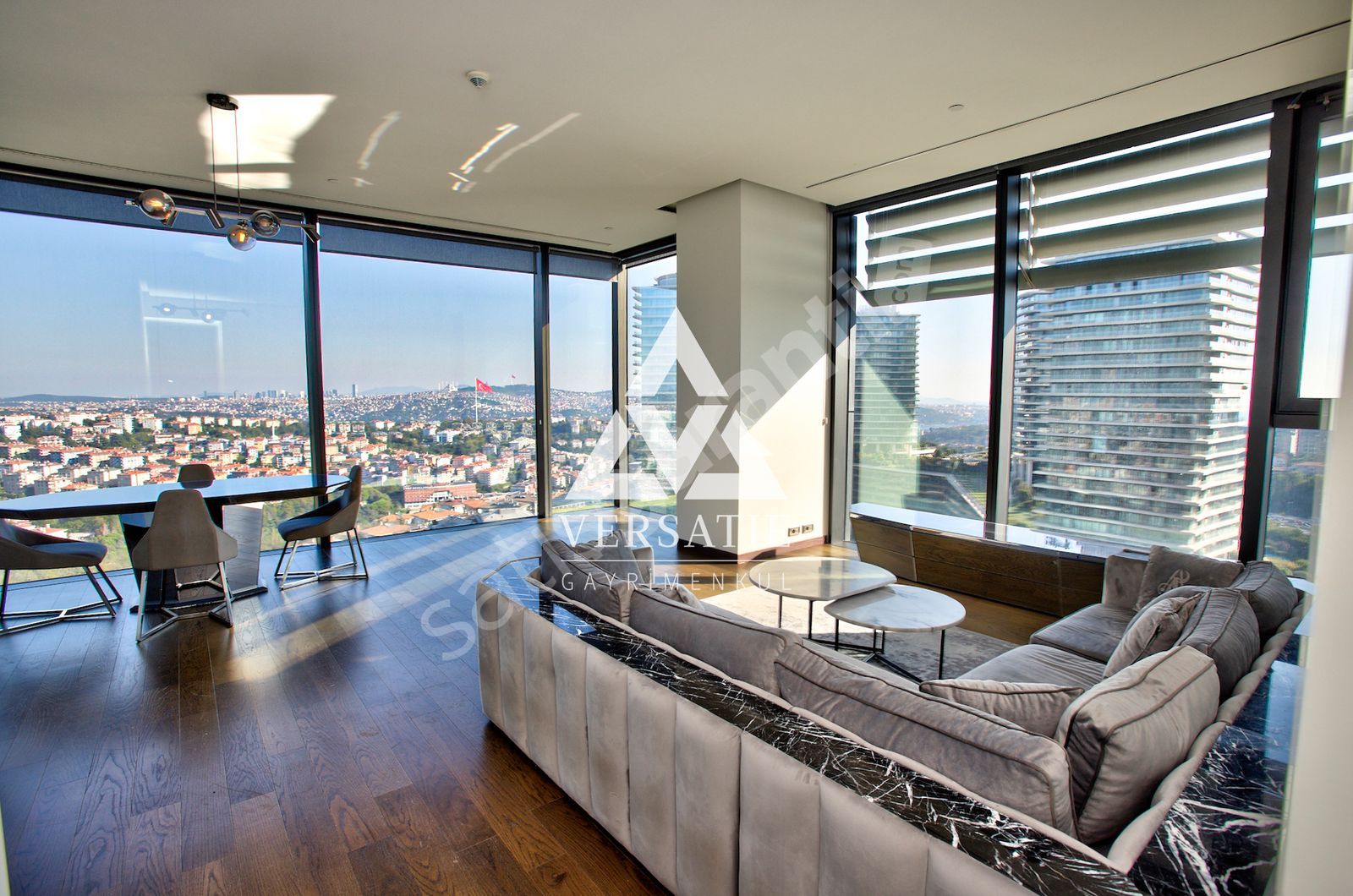 ÇİFTÇİ TOWER 2.KULE'DE BOĞAZ MANZARALI B TİPİ 3+1 KİRALIK