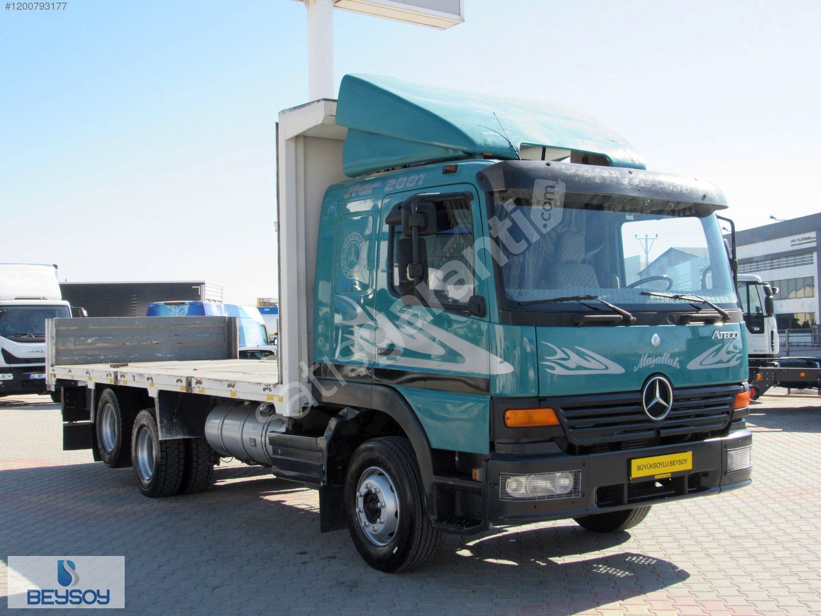 BÜYÜKSOYLU BEYSOY'DAN 2001 ATEGO 1517 AÇIK SAÇ KASALI KAMYON