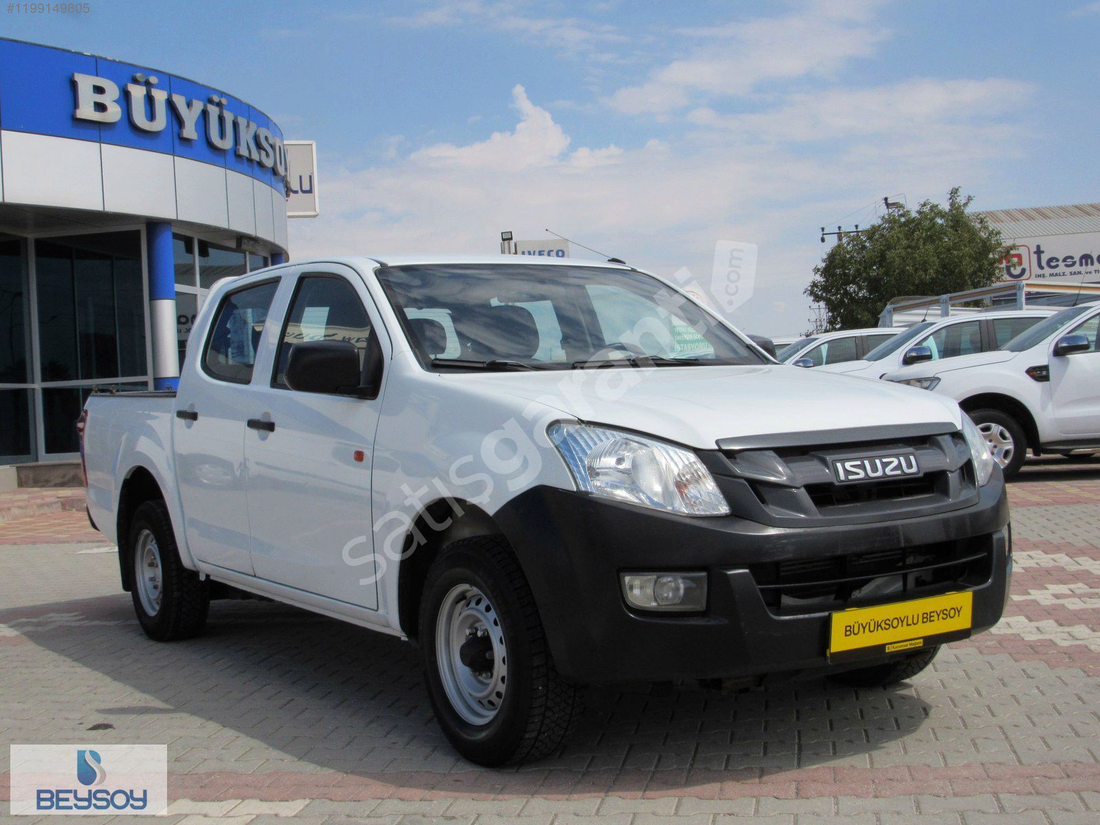 BÜYÜKSOYLU BEYSOY'DAN 2015 ISUZU D-MAX STD 2.5 4X2 PICKUP A/C