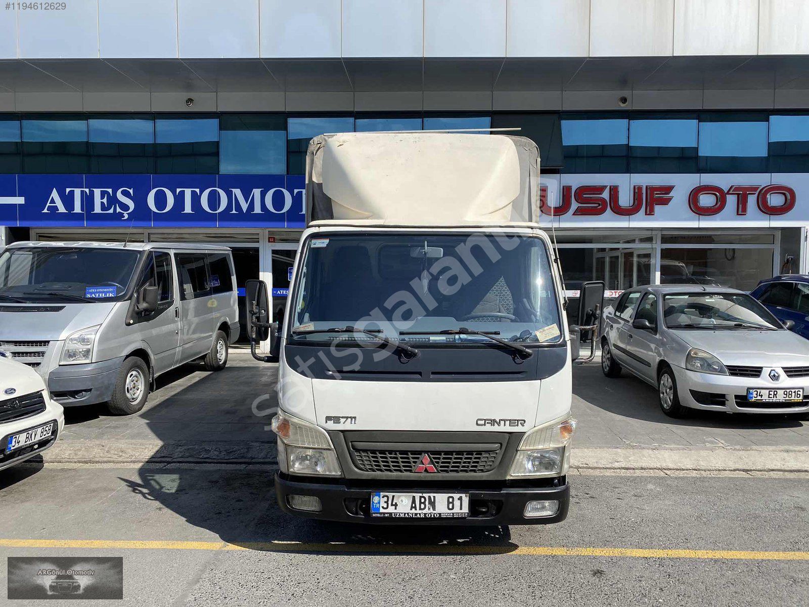 2009 MITSUBISHI TEMSA FE 711 TENTELİ KAMYONET ORJİNAL MASRAFSIZ