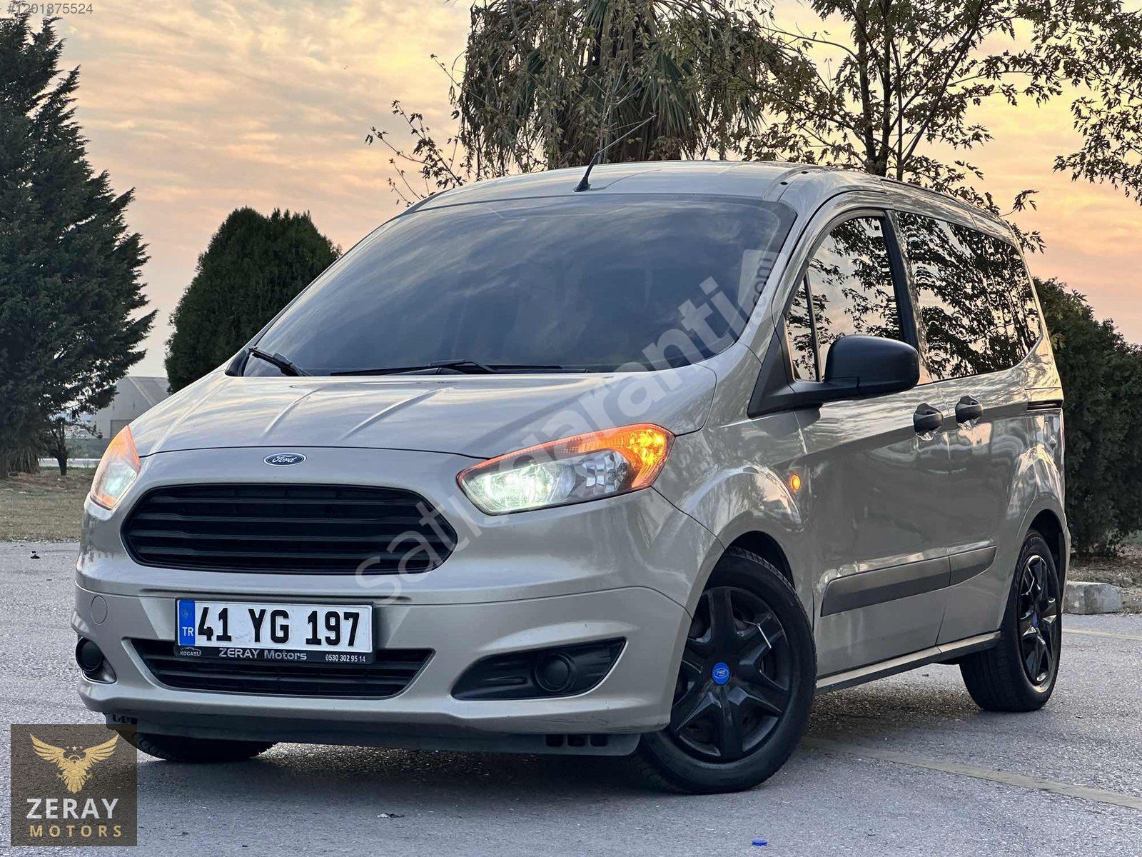 ZERAY'dan 2016 1.5 dizel Ekstralı Courier XENON+FILM+İLK KULANCI