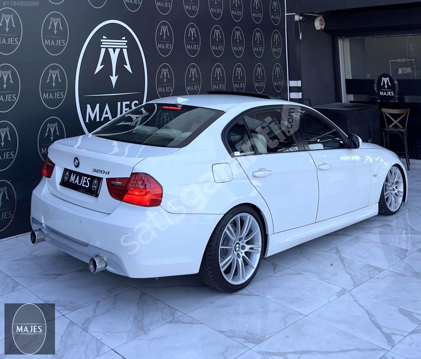 MAJES BEYAZ M SPORT EKRAN STYLE JANT 1,5 PARCA BOYALI