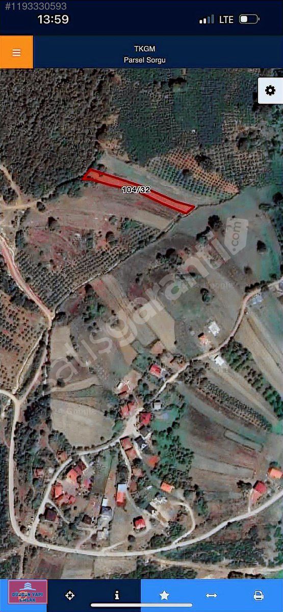 Kandıra Gebeşler de 1518 m2 köy kenarı