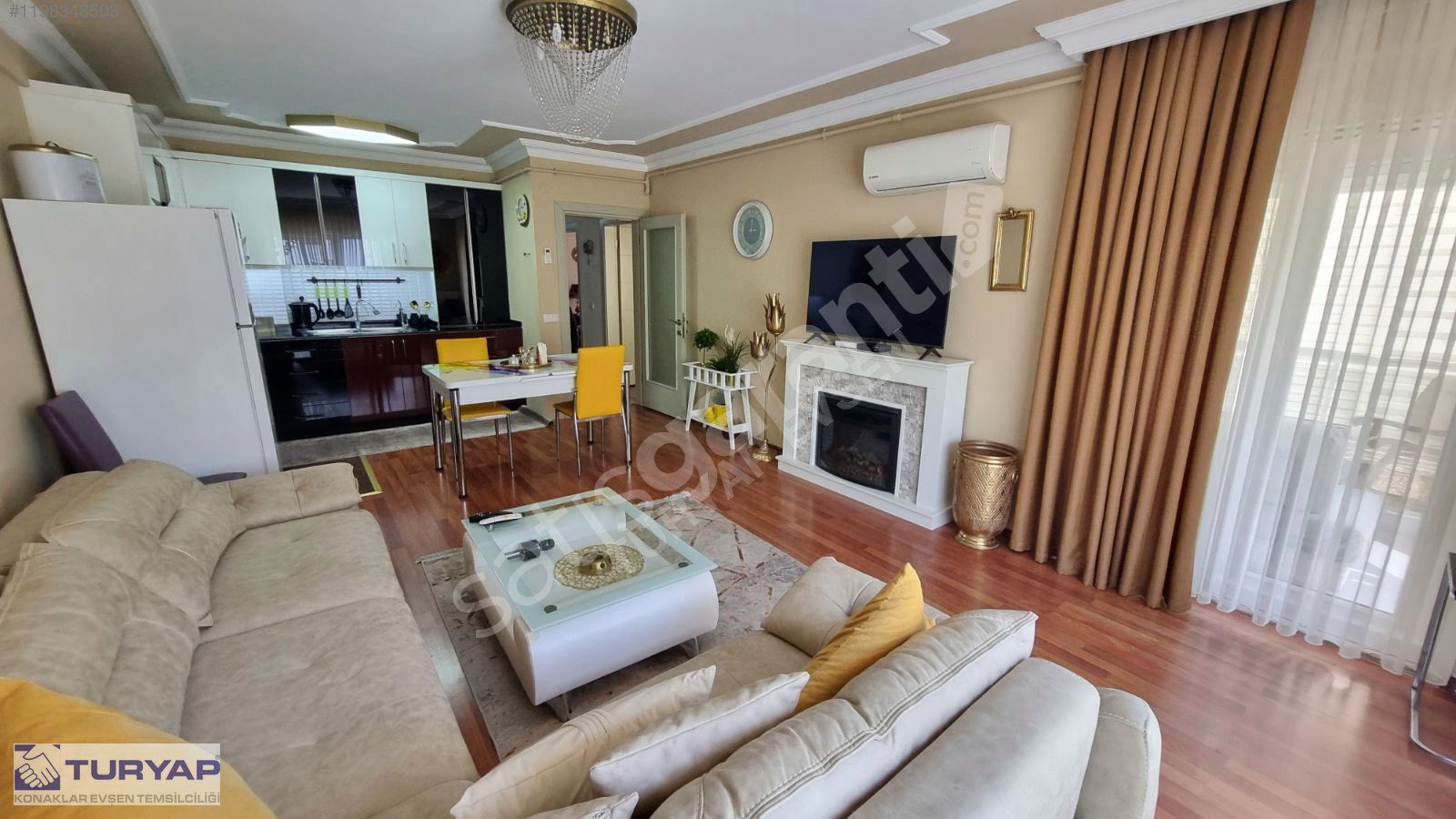 LİMAN'DA HAVUZLU, DOĞALGAZLI SATILIK GENİŞ 2+1 DAİRE