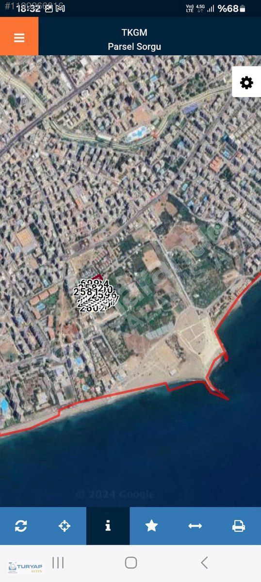 MERSİN MEZİTLİDE SATILIK 6.750M2 PORTAKAL BAHÇESİ