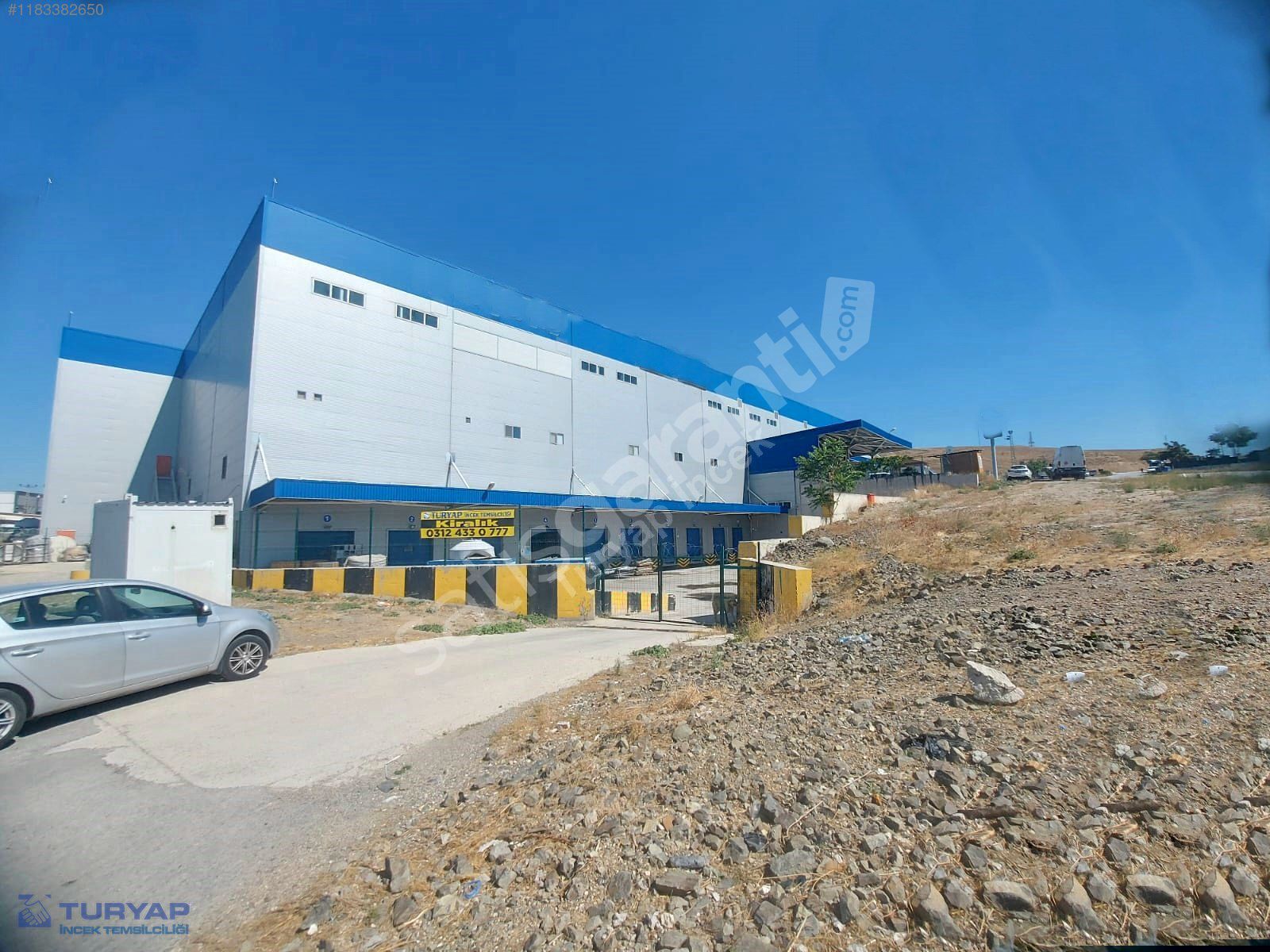 SARAY'DA RAF SİSTEMLİ 4.285m2 KAPALI,6 AD.HAREKETLİ RAMPALI DEPO