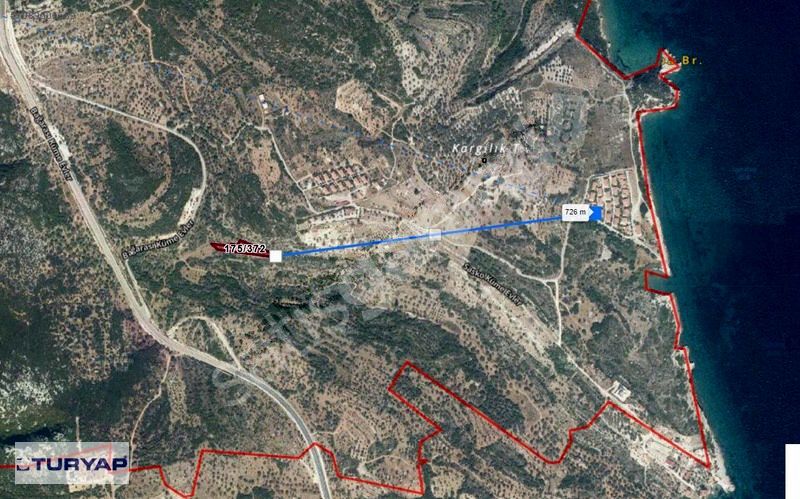KARABURUN ANBARSEKİ'DE 2,199 M2 MÜSTAKİL TAPULU SATILIK ARSA...