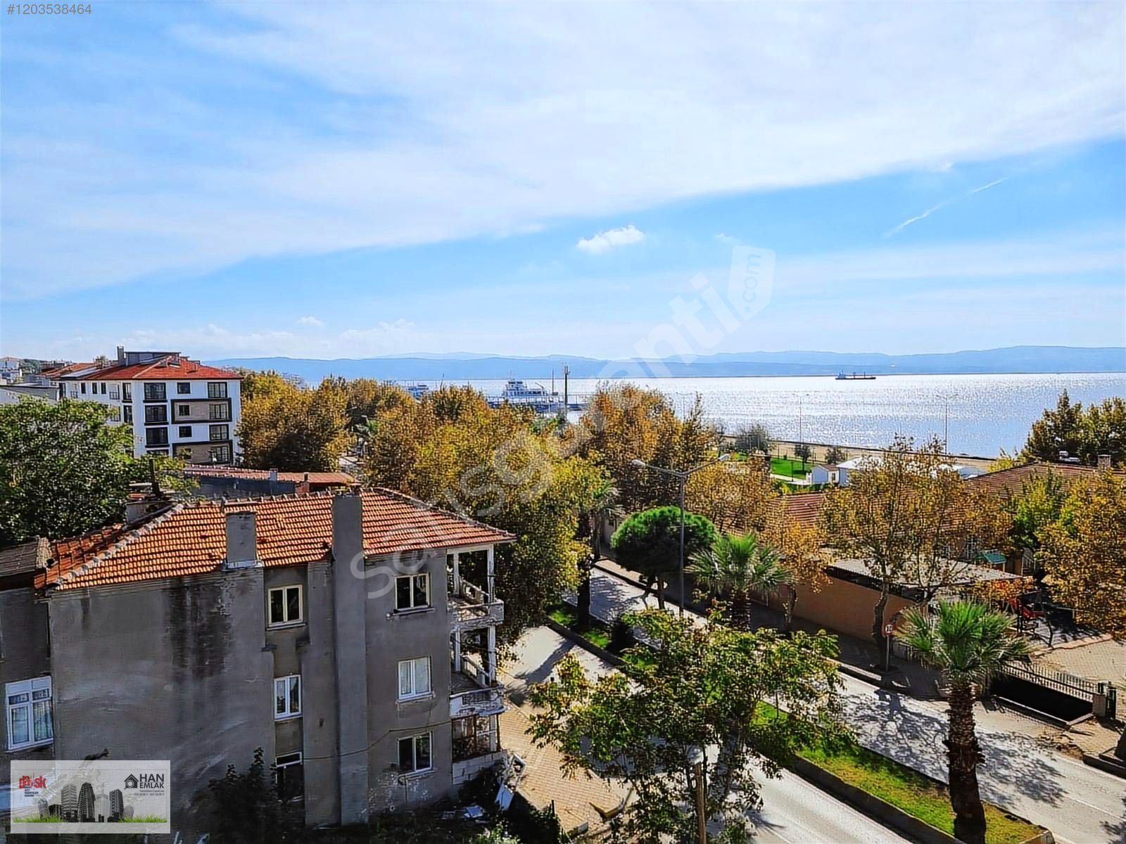 GELİBOLU MERKEZ'DE DENİZ MANZARALI SATILIK 2+1DAİRE HAN EMLAKTAN