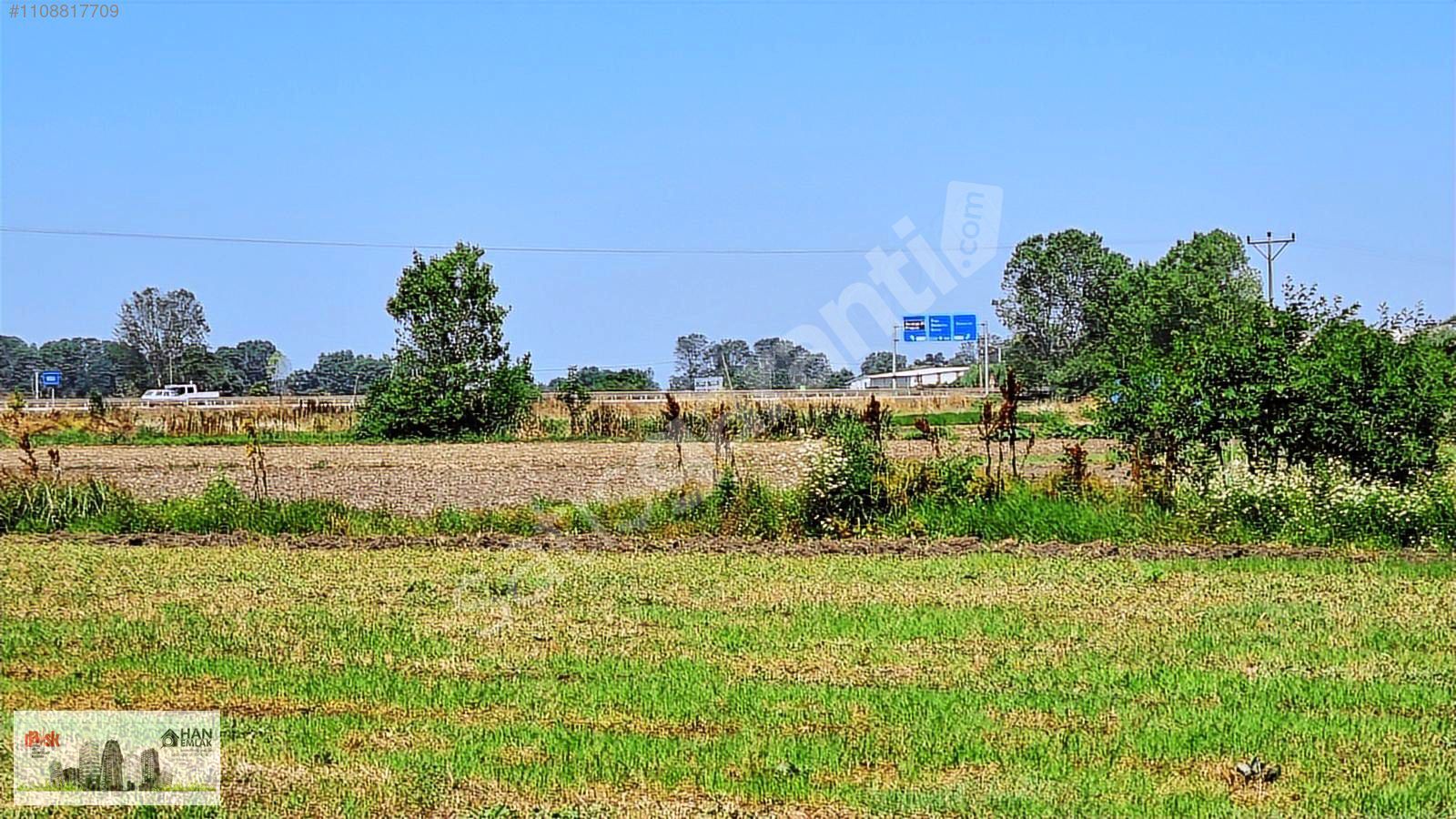 HAN EMLAK OTOMOTİVDEN BİGA KALDIRIMBAŞINDA 3250 m2 SATILIK TARLA