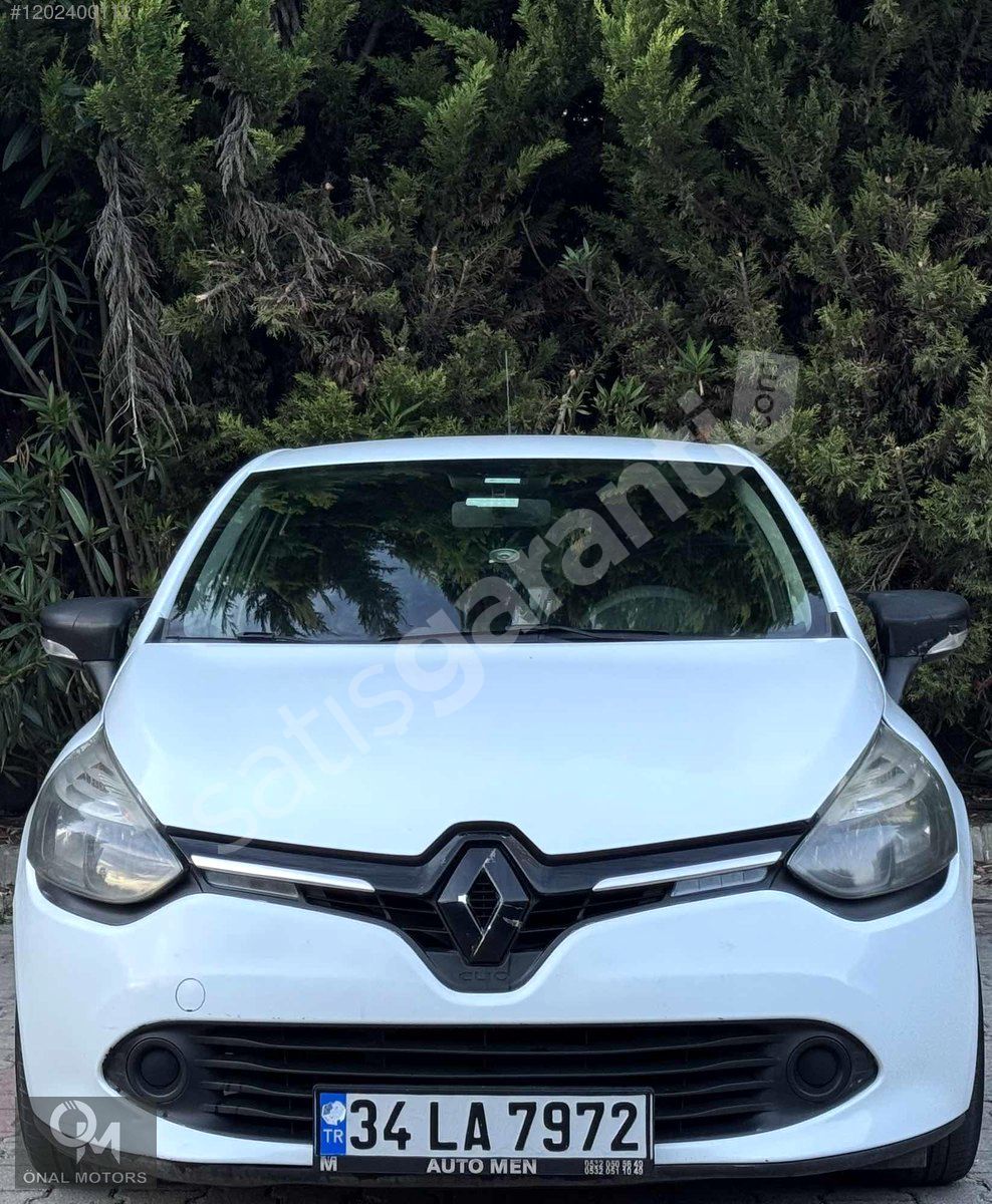 2015 BOYASIZ DEĞİŞENSİZ RENAULT CLİO 1.2 JOY KREDİ KARTI GEÇERLİ