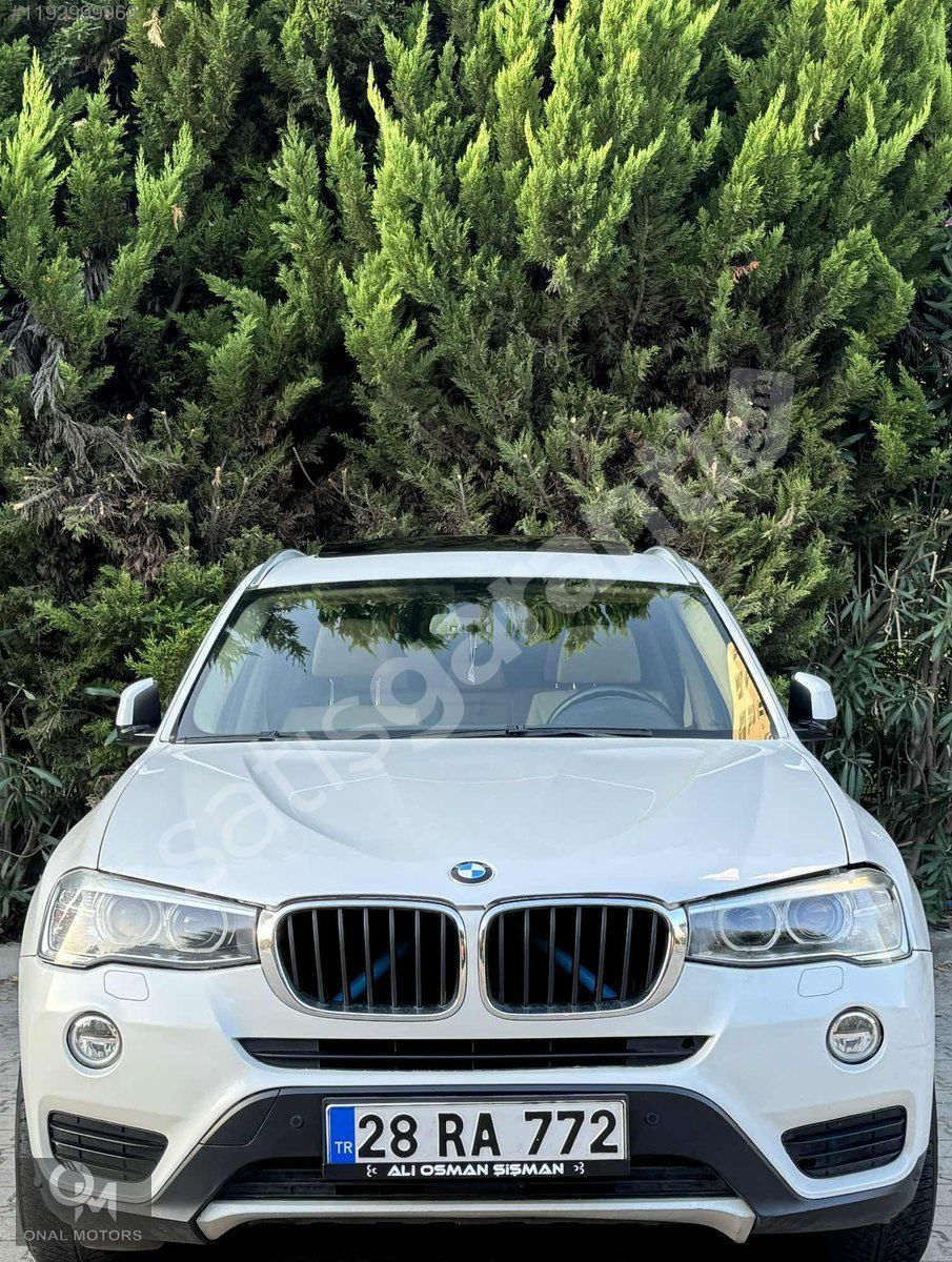 2015 X3 2.0i sDRİVE_HAFIZA_ISITMA_E.BAGAJ_CAM TAVAN_MASRAFSIZ