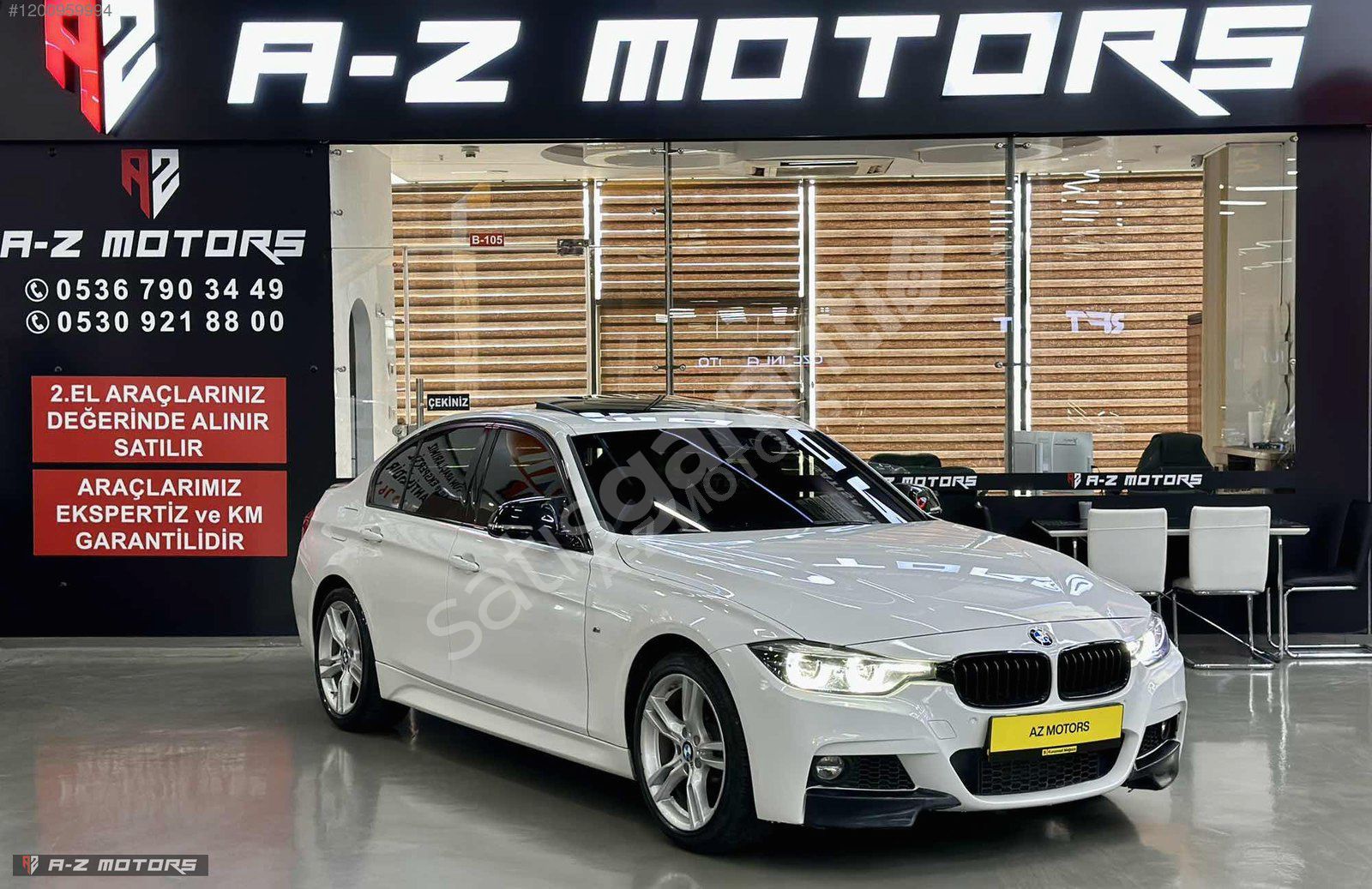 A-Z MOTORS'DAN 2018 BMW 3.18i BMW M SPORT ŞERİT.T İÇİ KIRMZI
