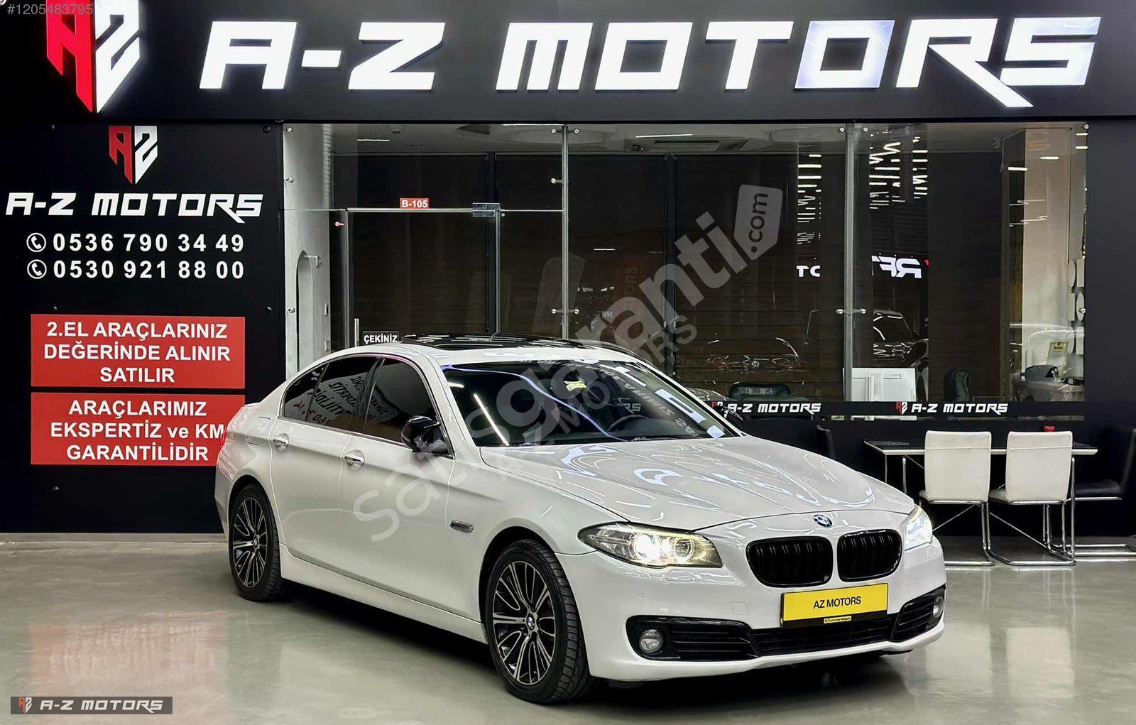 A-Z MOTORS'DAN 2015 BMW 525D X DRİVE SERVİS BAKIMLI DEĞİŞENSİZ