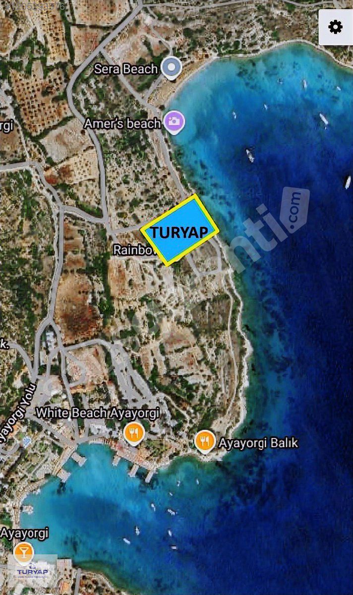 TURYAP ÇEŞME SAKARYA'da DENİZE SIFIR ARSA
