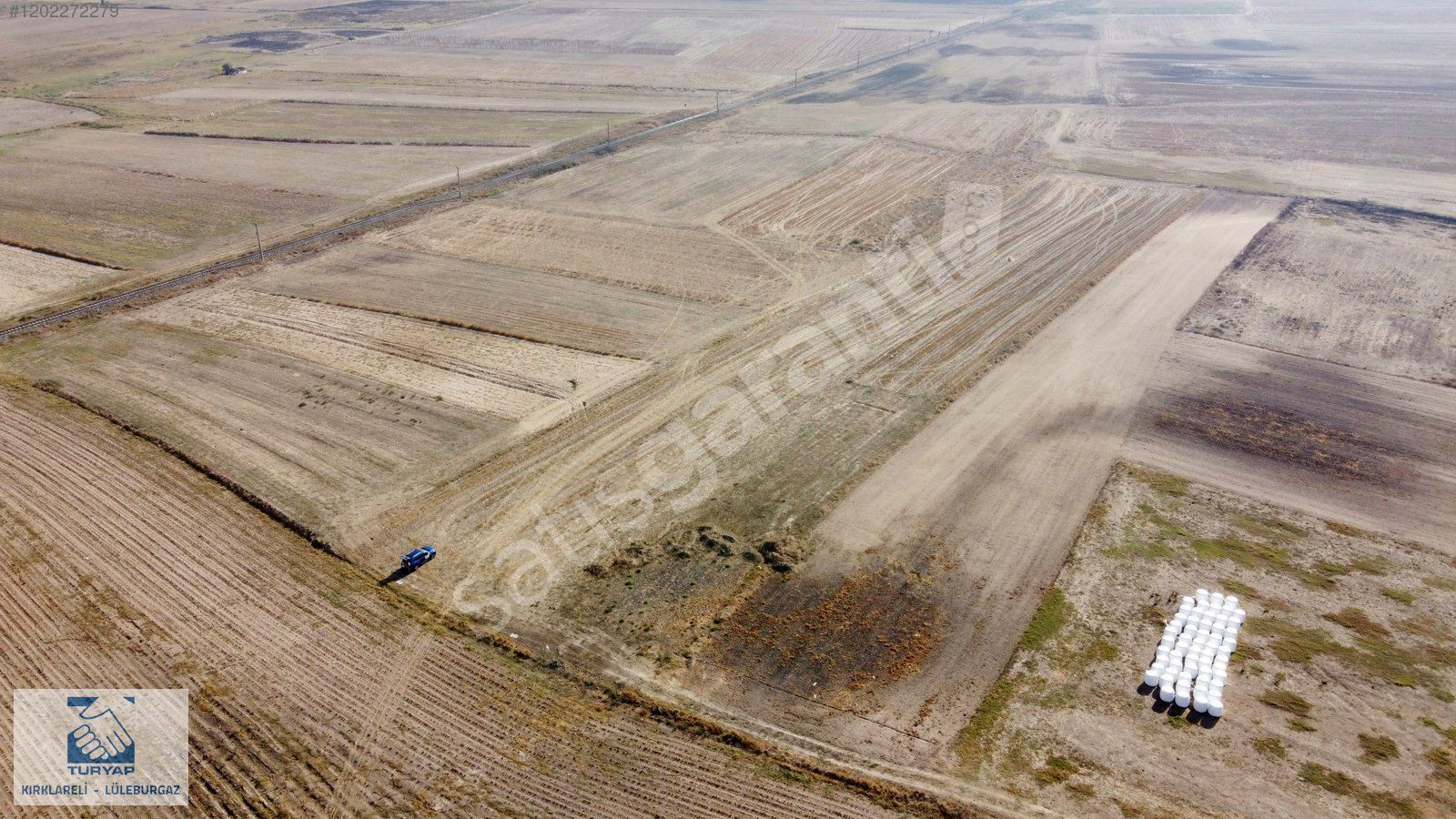 TURYAP'TAN LÜLEBURGAZ OVACIK KÖYÜNDE 6640 M2 SATILIK TARLA