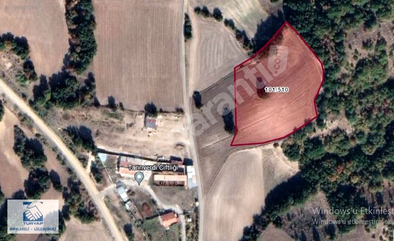 TURYAP'TAN CEYLANKÖY'DE SATILIK KÖY DİBİ 10226 m2 TARLA