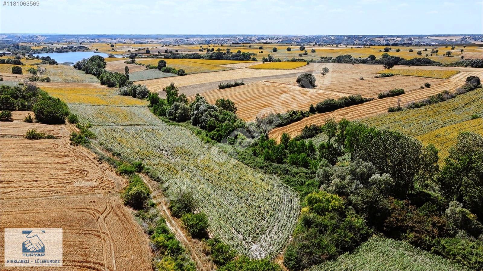 TURYAP'TAN CEYLANKÖY GÖLET ÜSTÜ 7844 m2 SULU TARIMA UYGUN ARAZİ