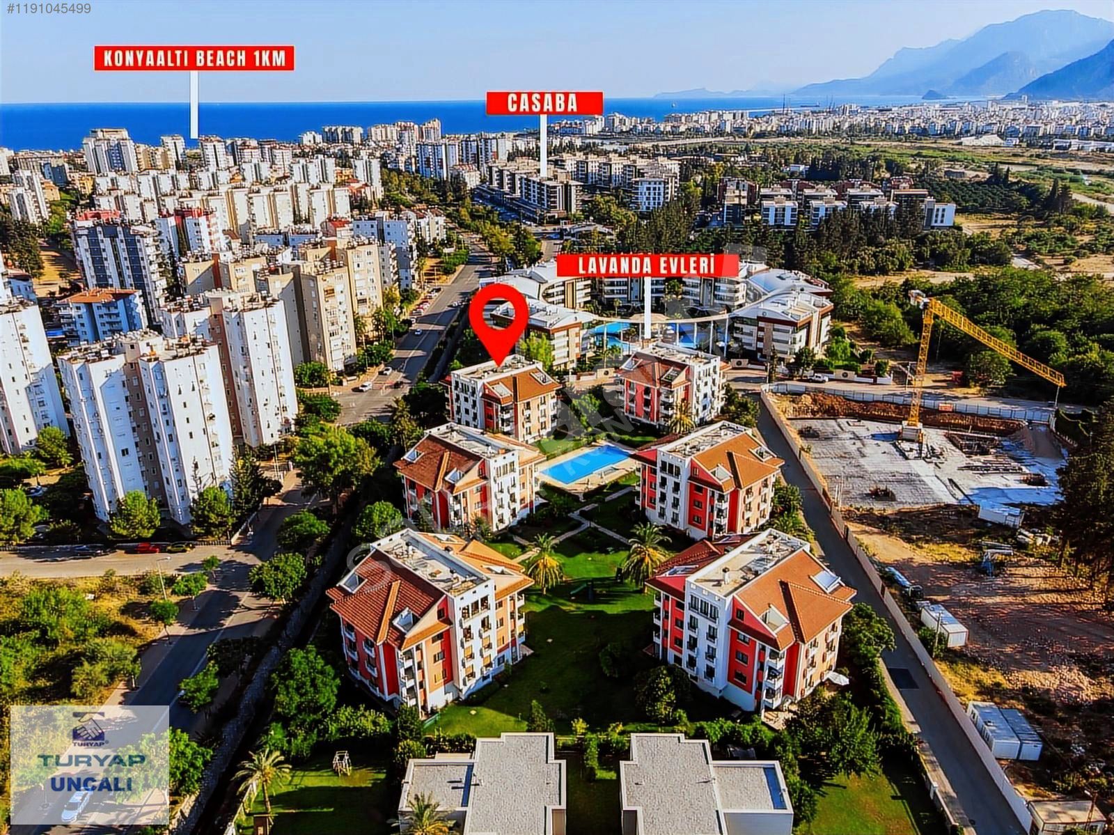 KONYAALTI GÜRSU ALTINKUM KONAKLARI'NDA SATILIK ARA KAT 4+1 DAİRE