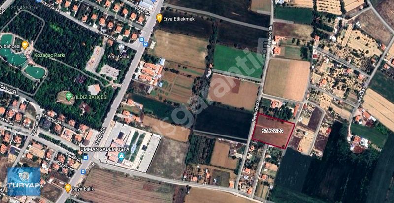 TURYAPTAN HATIP CADDESİ SADEM USTA ARKASI DEĞERLİ MÜSTAKİL TARLA