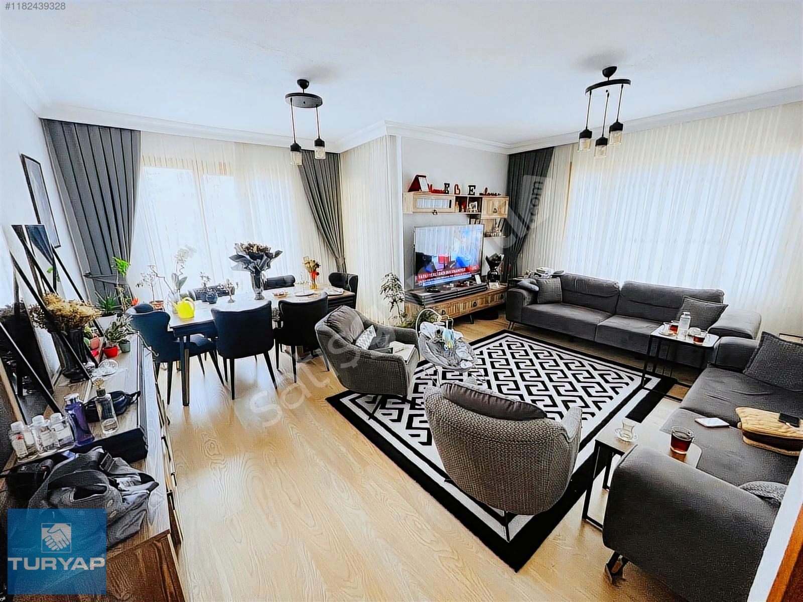 TURYAPTAN SATILIK CADDE ÜZERİ BAKIMLI 3+1 ARAKAT GÜNEYDOĞU CEPHE