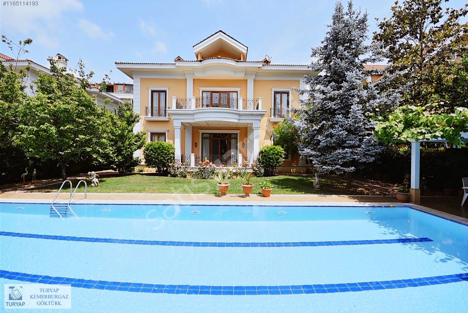 GÖKTÜRK SATILIK, SİTE İÇİNDE TAM MÜSTAKİL HAVUZLU 5+1 VİLLA