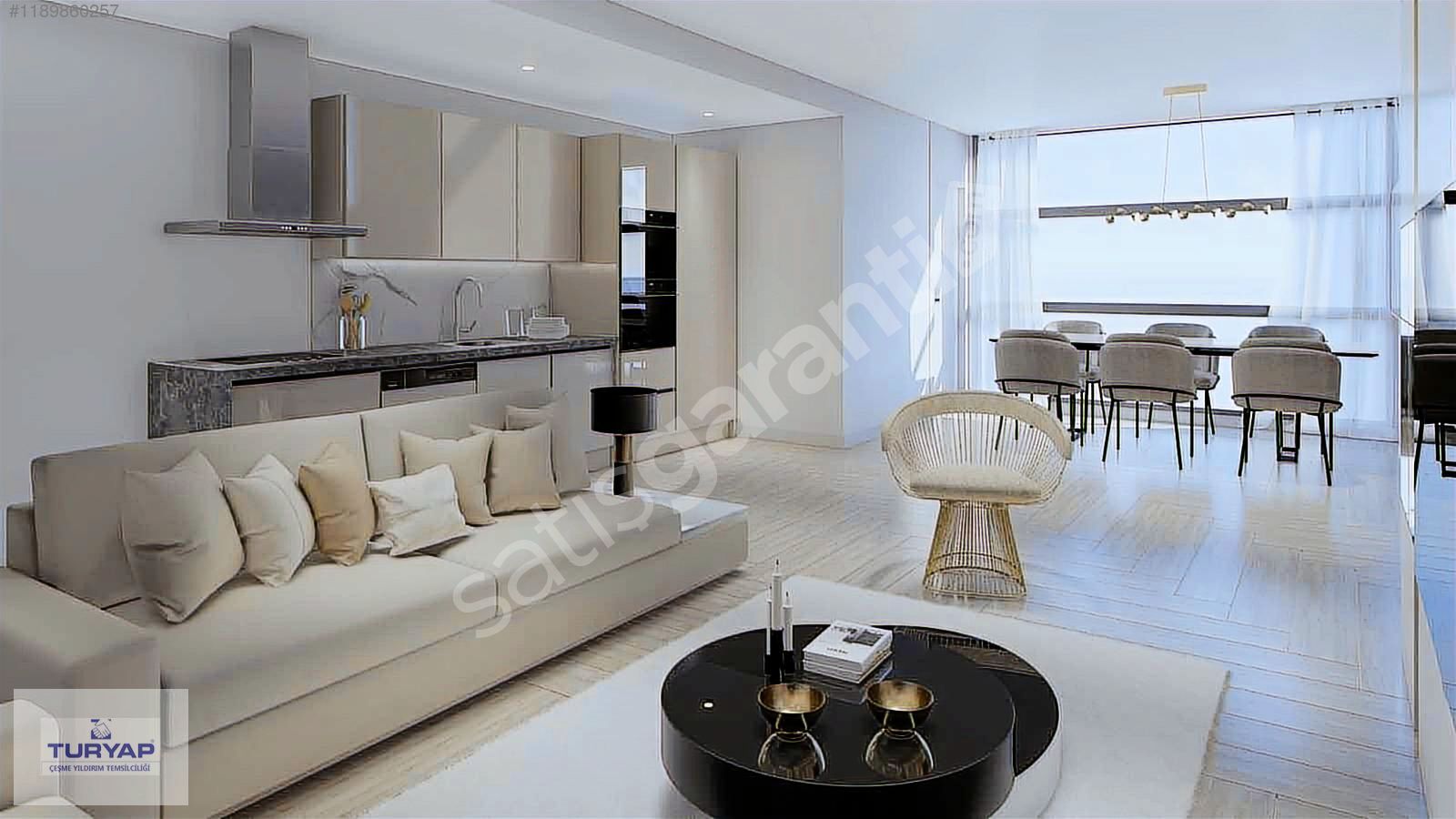 TURYAPTAN ÇEŞME ILICADA SUITES EŞYALI LÜKS KİRALIK DAİRE