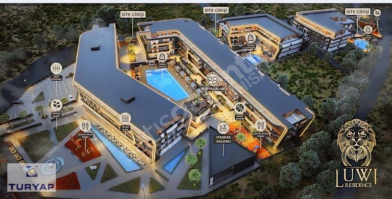 Luwi Residanz'ta Kiralık 2+1 Sıfır Daire -|- TURYAP SEFERİHİSAR