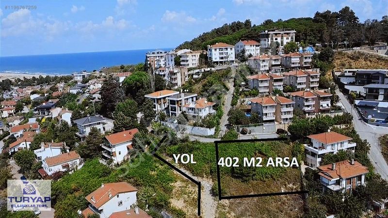 TURYAP TAN HAZIR PROJELİ ÇAVUŞ MAH.%45 İMAR 402 M2 SATILIK ARSA