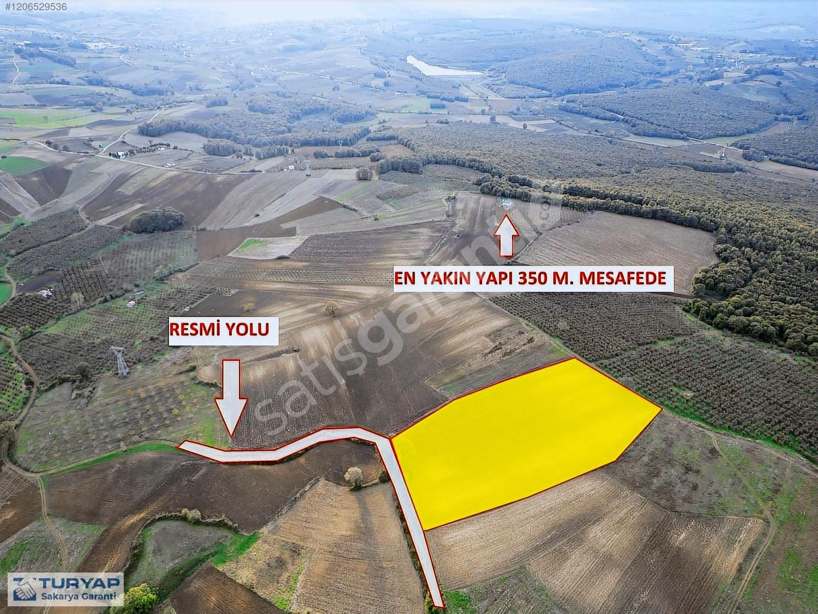 KAYNARCA KAYACIK' TA ÇİFTLİK YAPIMINA UYGUN 19.736 M² ARAZİ