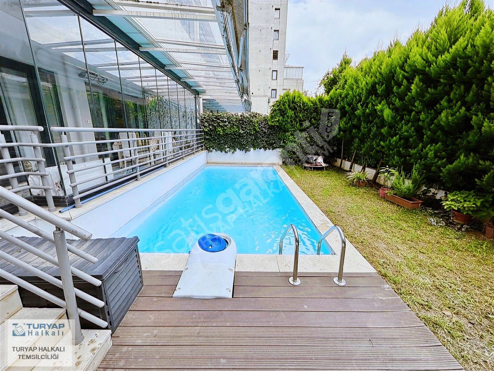 BOSPHORUS CİTY KİRALIK 2+1 159m2 EŞYALI ÖZEL HAVUZLU BAHÇE KATI