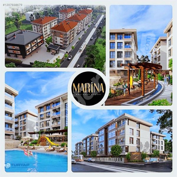 TURYAP'TAN SATILIK ULTRA LÜX 4+1 DAİRE-BATIKENT MARINA EVLERİ