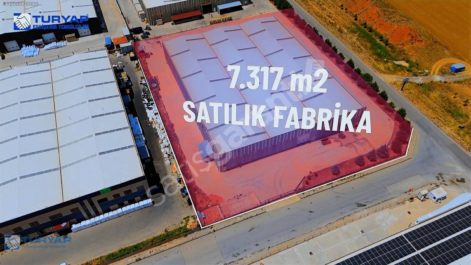 FOR SALE: 7500 M² FACTORY IN ESKİŞEHİR OSB FROM TURYAP