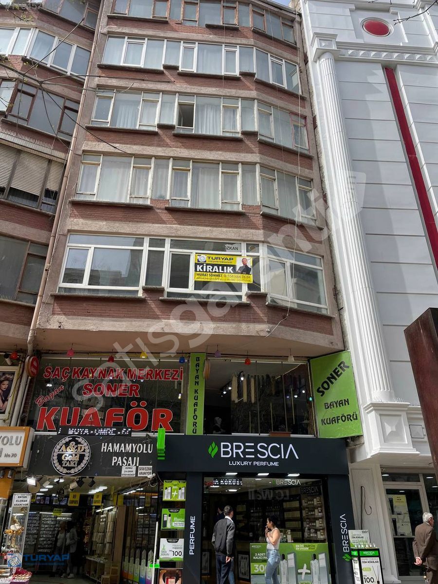 TURYAP' TAN HAMAMYOLUNDA GENİŞ KİRALIK OFİS