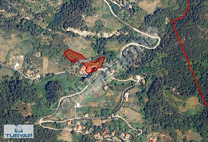 ABANA KADIYUSUF KÖYÜNDE İÇİNDE MÜSTAKİL EV BULUNAN SATILIK ARSA